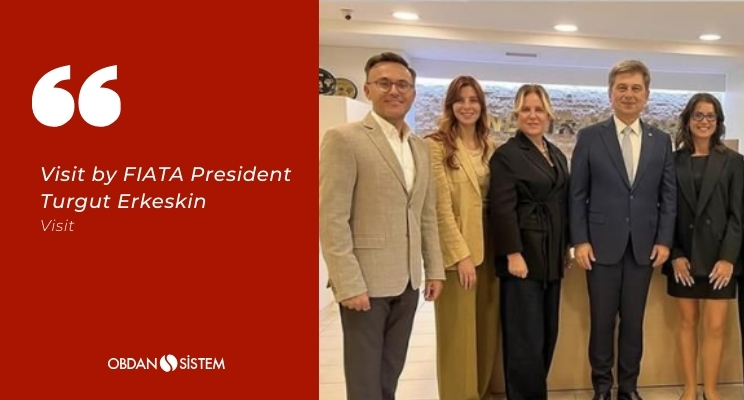 Our Marketing and Communications Director Selin Obdan visited FIATA President Turgut Erkeskin together with the UTİKAD delegation.