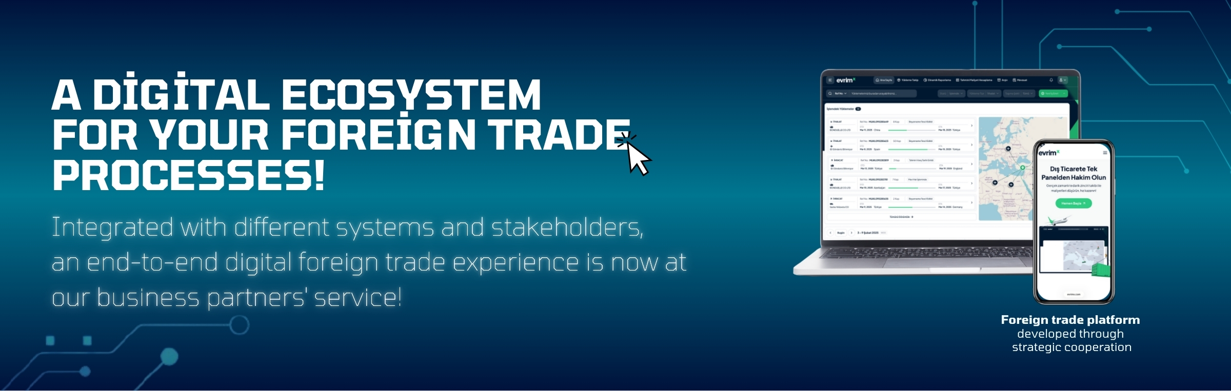 A Digital Ecosystem for Your Foreign Trade Processes!